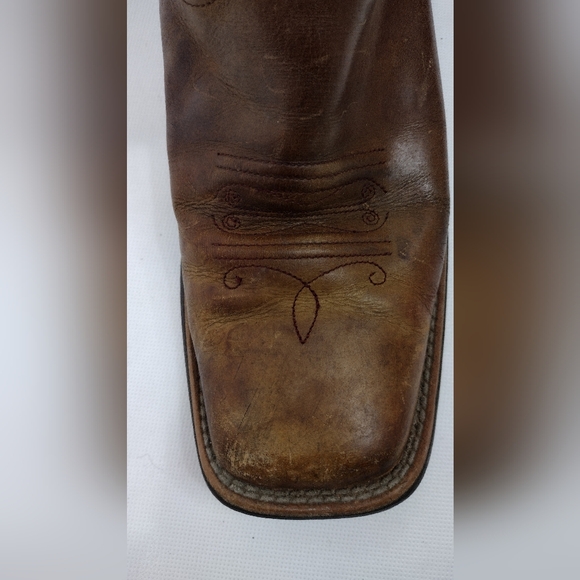 Ariat Shada Cowboy Boots Mens 8 Brown Boho Retro 90s Western - Picture 8 of 12